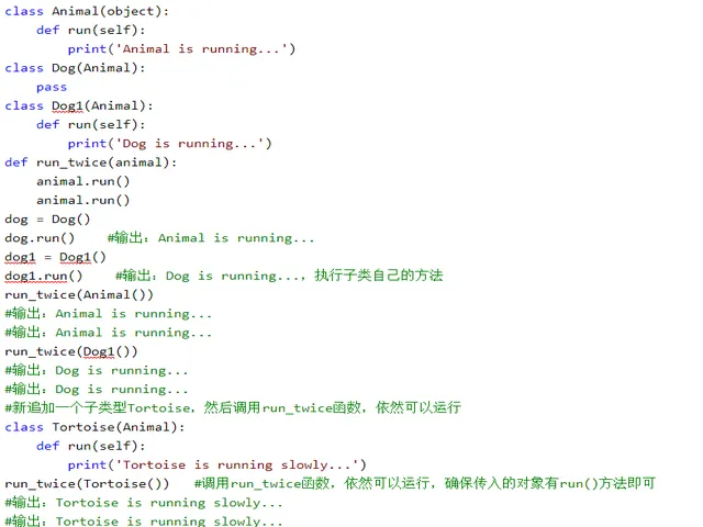 Python Class Inheritance and Polymorphism