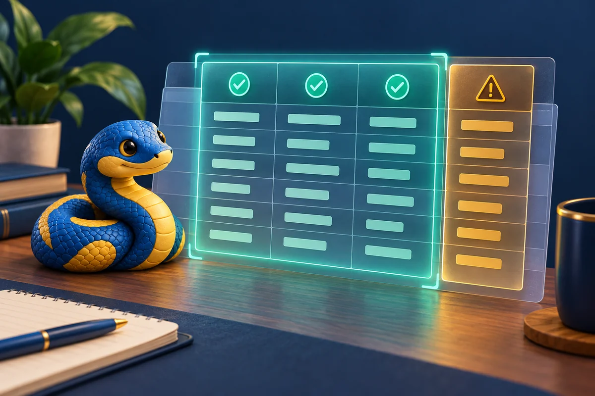 用 Python 校验 CSV 结构：固定表头顺序，拦截缺列与多列