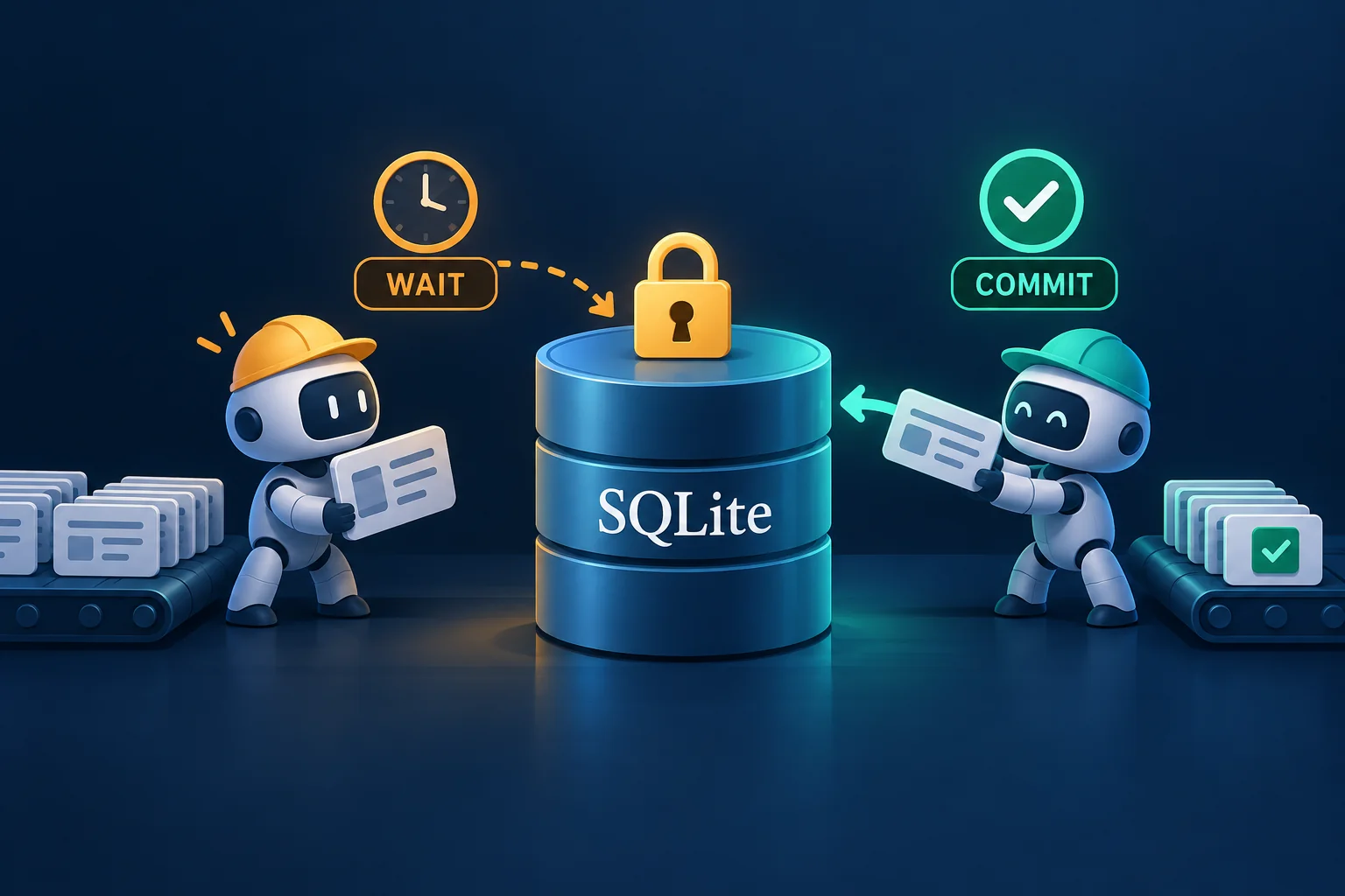 Python SQLite 报 database is locked：有限等待、短事务与故障测试